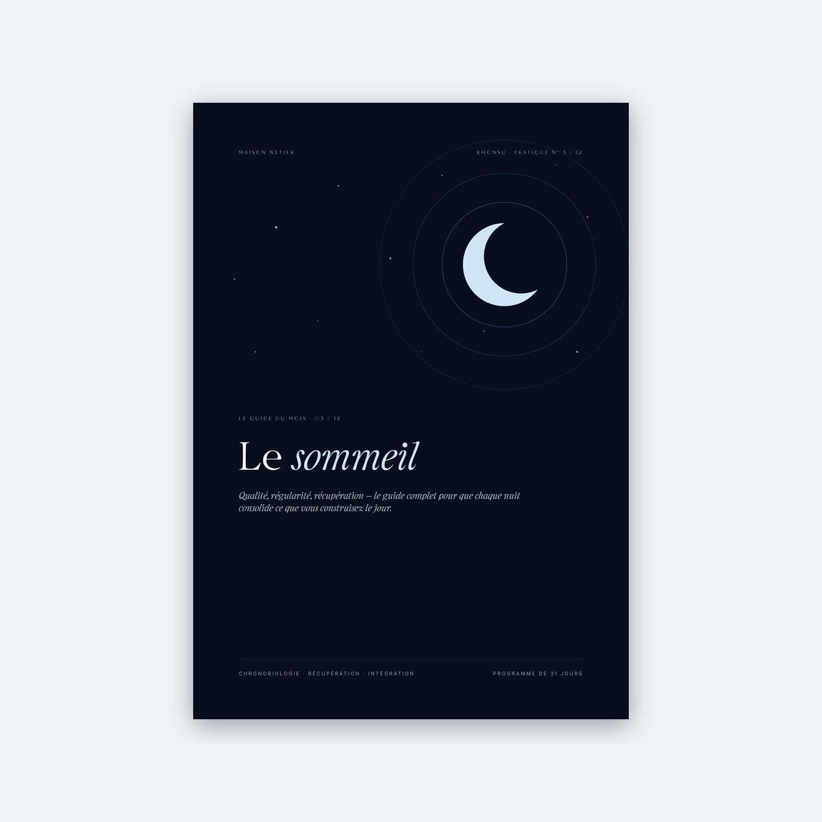 Guide de pratique n° 3 · Le sommeil