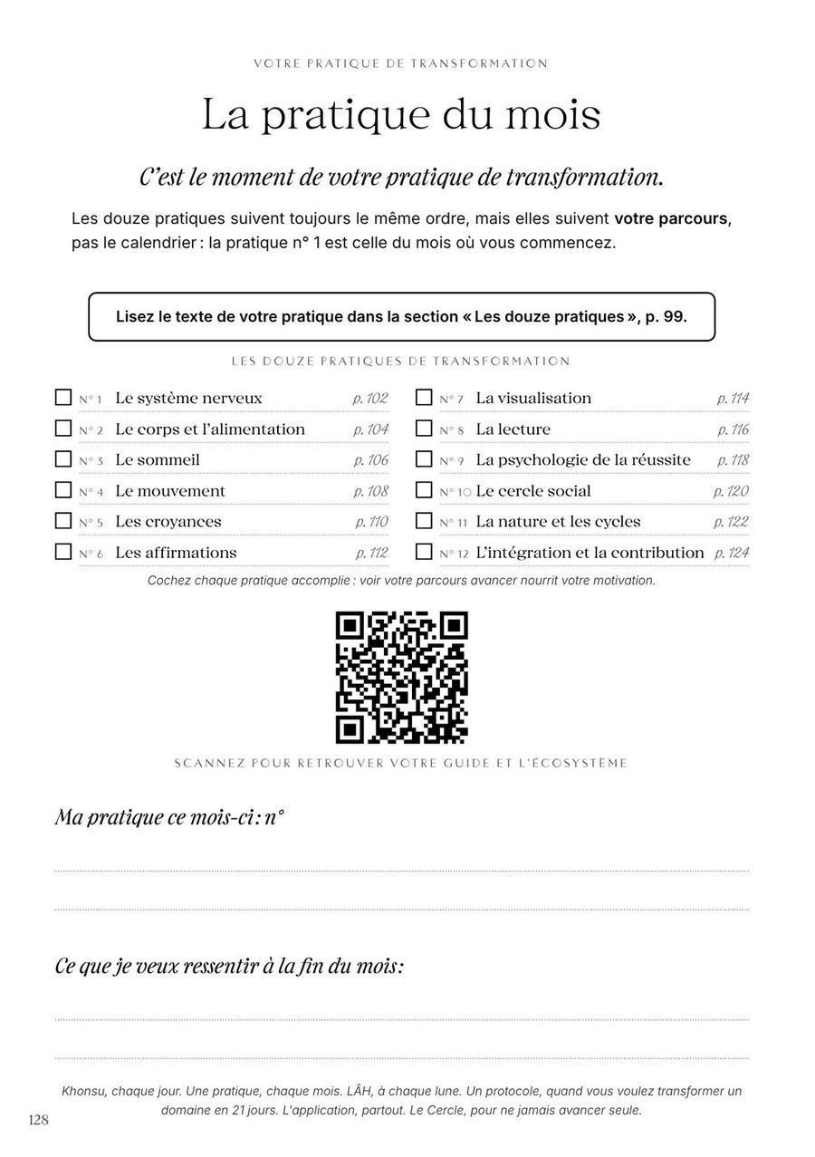 La pratique du mois