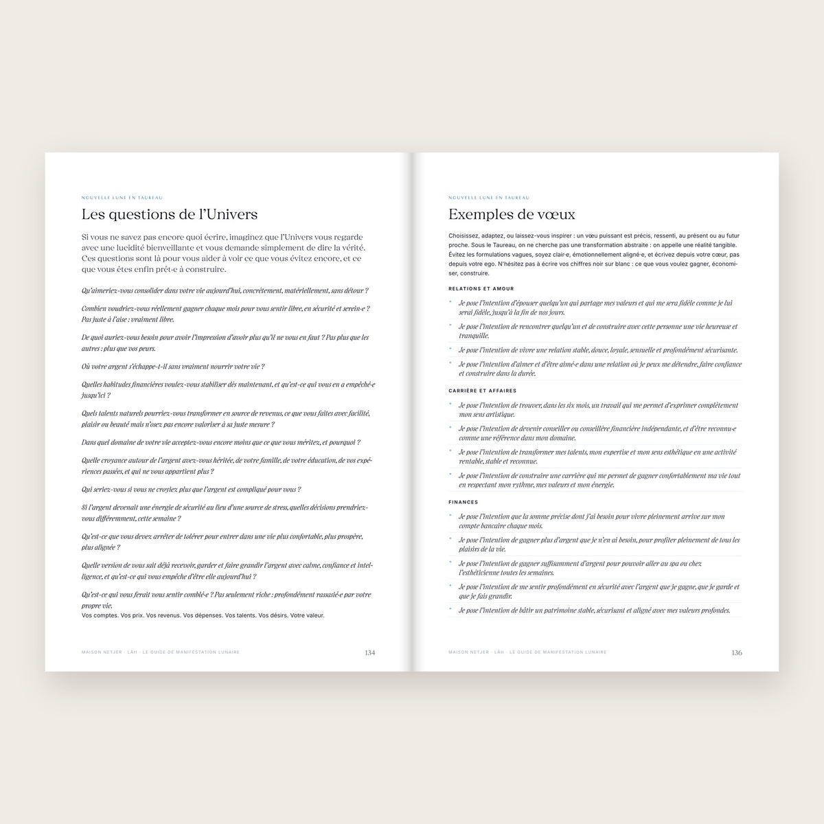 LÂH, questions de l'Univers et exemples de vœux