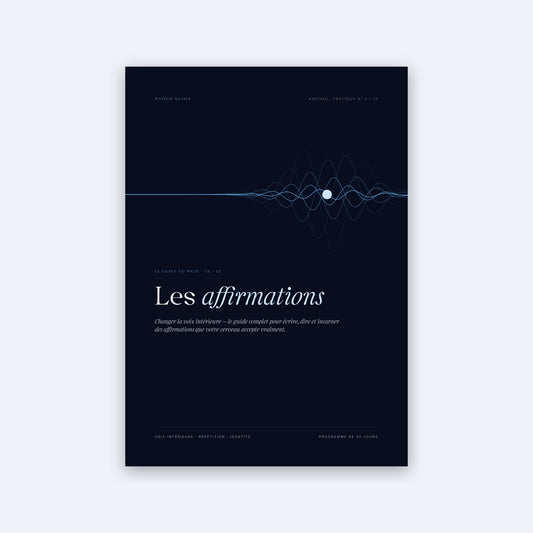 Guide de pratique n° 6 · Les affirmations