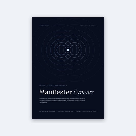 Manifester l'amour · Protocole de 21 jours · Maison Netjer