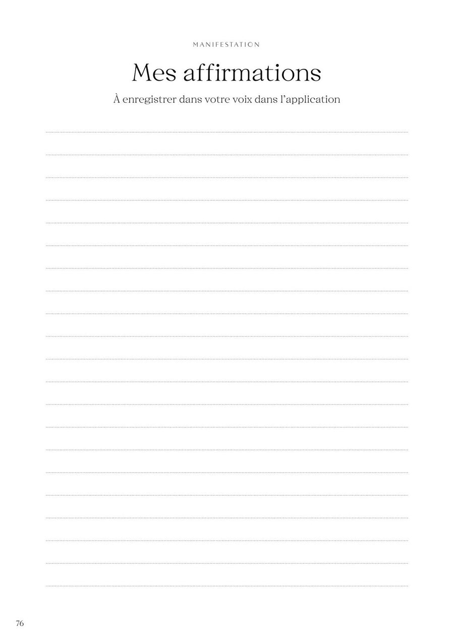 Mes affirmations