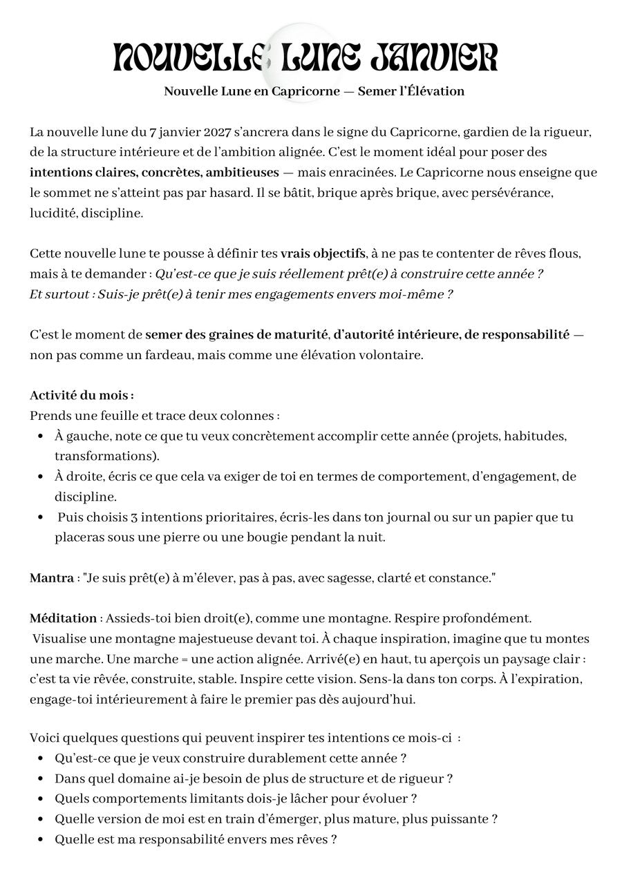 Page nouvelle lune annotée du journal Khonsu
